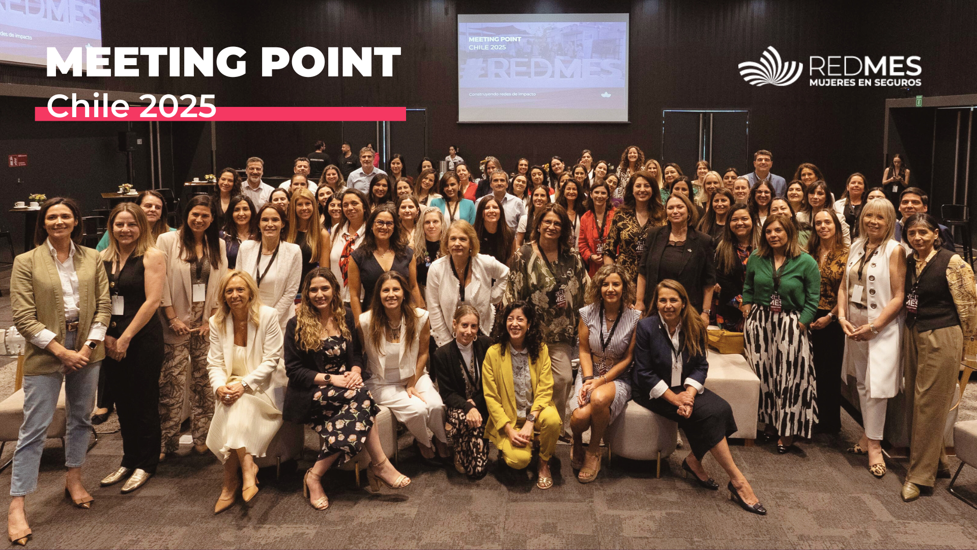 RedMES Mujeres en Seguros reunió a más de 120 referentes en su Meeting Point Chile 2025